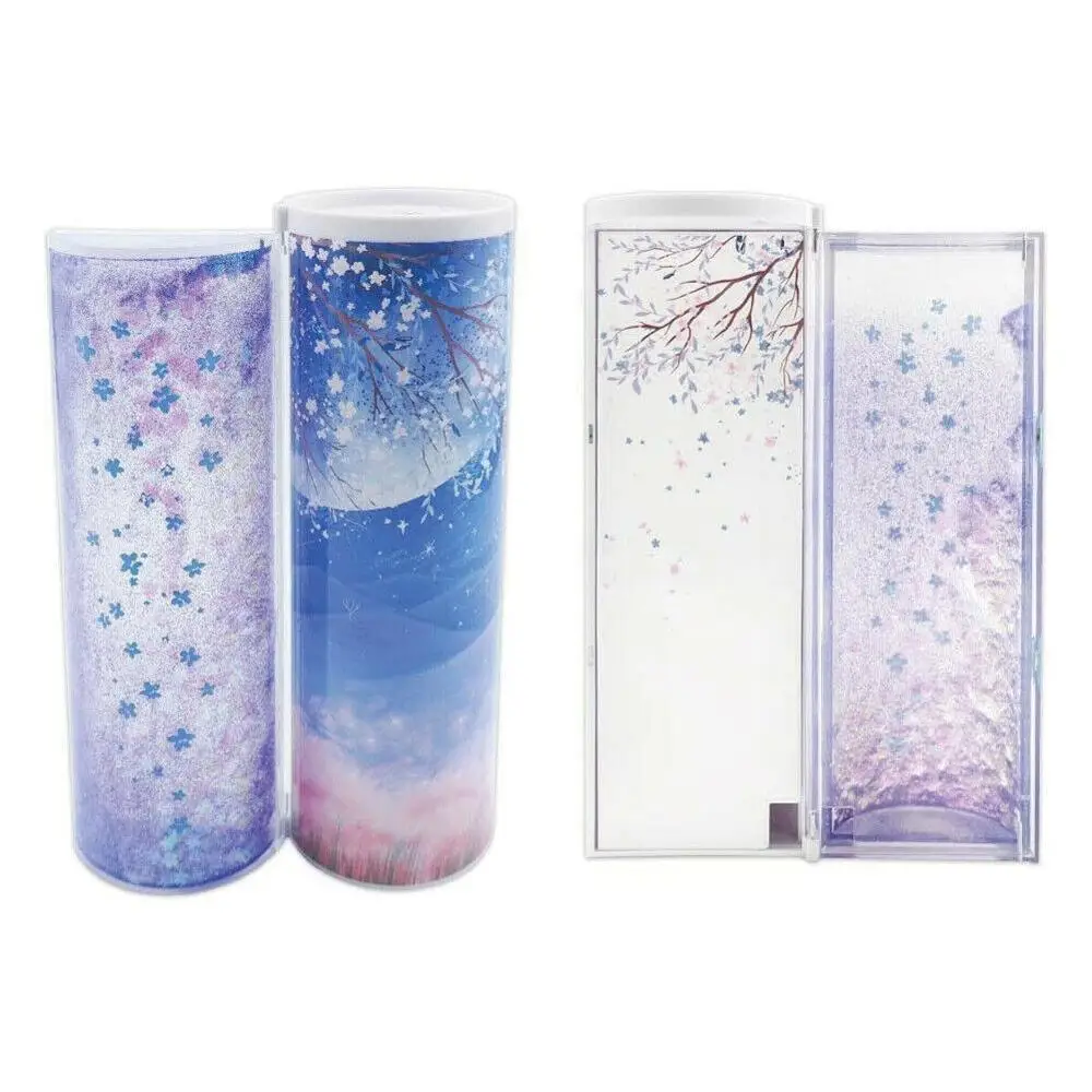 

The most popular Pencil Box in China Creative school with box blue Pencil Holder Stationery Pen case calculator pen mi