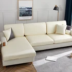 Водонепроницаемый чехол для дивана на сиденье, наволочка для L-образной формы, для 3-х местного дивана, эргономичная, эластичная, моющаяся, чехлы