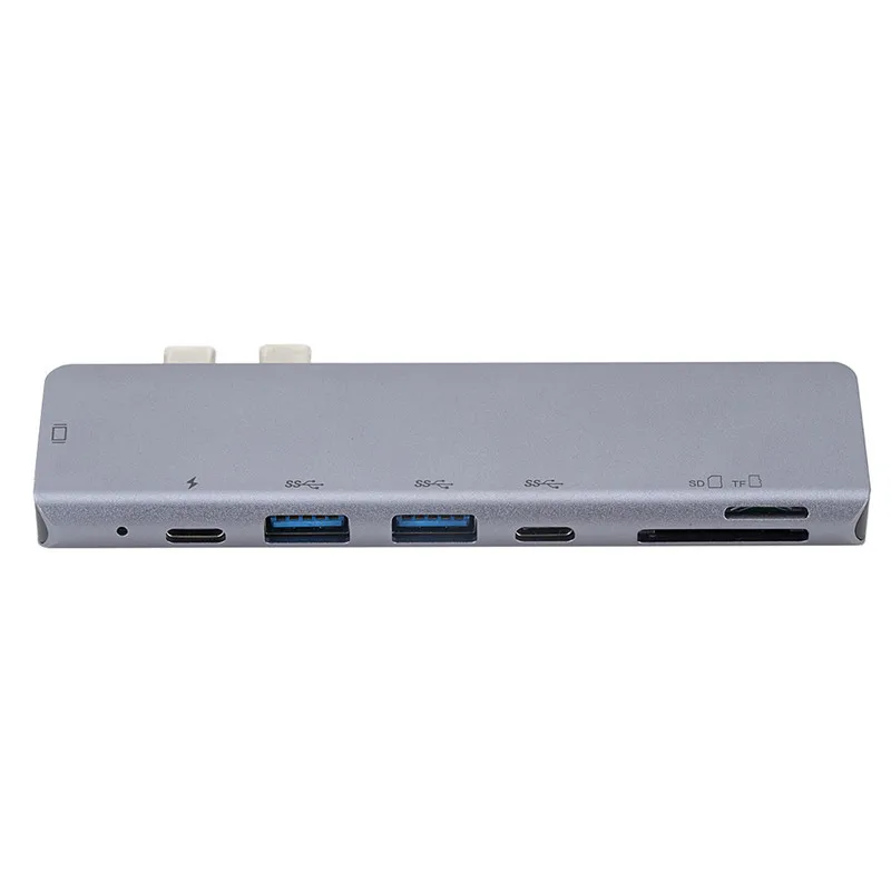 Type-C Hub USB 3.0 7in2 with Usb HDMI PD Charging TF&ampSD Card Slot Docking Station for MacBoo Laptop | Компьютеры и офис