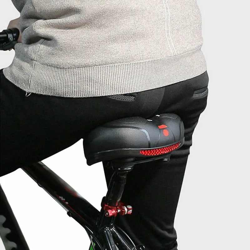 

MTB Mountain Bike Cycling Soft Thicken PU Leather Breathable Cycle Cycling Seat Comfortable Cycling Seat Cushion Bike Accessory