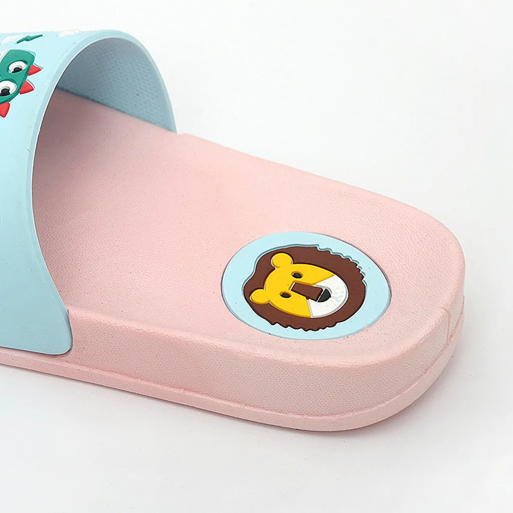 Женские домашние тапочки с милыми животными и фруктами Летняя женские босоножки