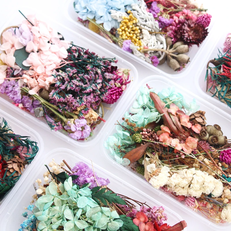 Ароматерапия Свеча diy Материал вечный сушеный цветок Комбинация ручной работы