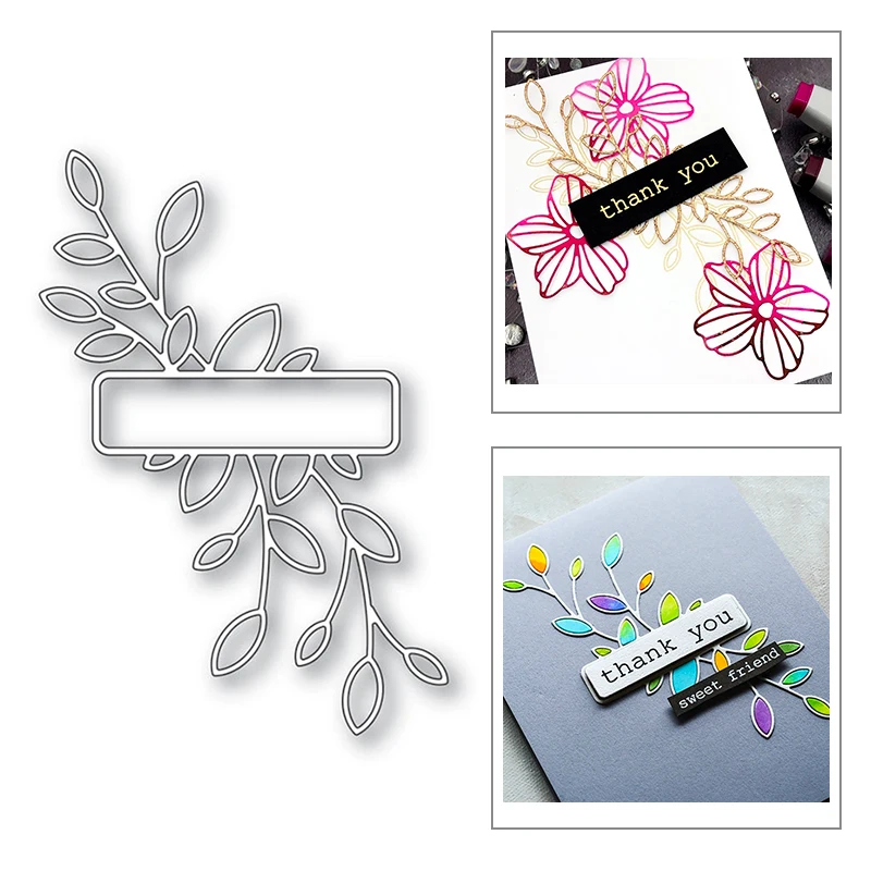 Новинка 2020 прямоугольная рамка пузырчатая коробка и кромка цветок лист