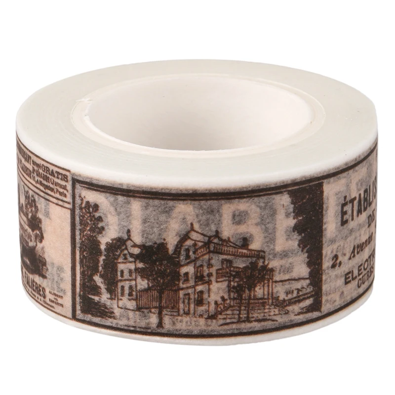 Декоративный скотч с цветочным принтом 10 м авто украшение для творчества на