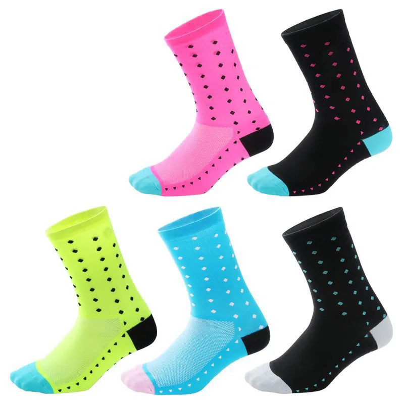 

Breathable Cycling Bicycle Socks Professional Sports Running Socks High Quality Anti-sweat Antibacterial Knee Highs Highs Socks