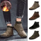 Мужские повседневные износостойкие кожаные ботинки с высоким верхом, зимние осенние британские Ботинки Челси, мужская повседневная кожаная обувь, кроссовки до щиколотки