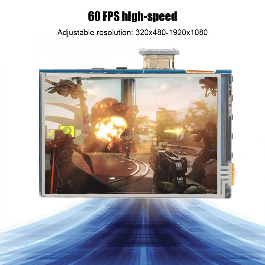 3 5 дюймовый 1080P IPS широкий угол обзора ЖК дисплей с сенсорным экраном для Raspberry Pi