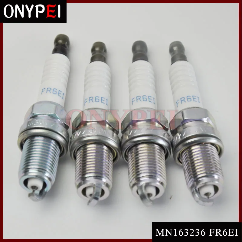 Новая иридиевая Свеча зажигания FR6EI MN163236 MN163235 FR5EI для Mitsubishi Eclipse Endeavor Galant Lancer 4
