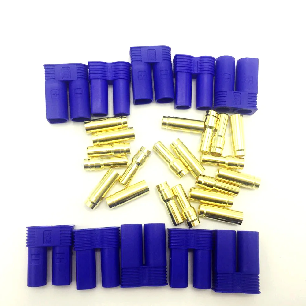 5 пар штекерных разъемов ec2 ec3 ec5 ec8 2 м