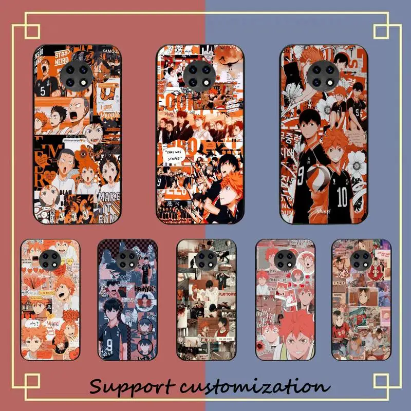 

Cute Japan Anime Oya Haikyuu Phone Case For Xiaomi Redmi Note8A 7 5 Note8pro 8T 9Pro TPU Coque for note6pro Funda Capa