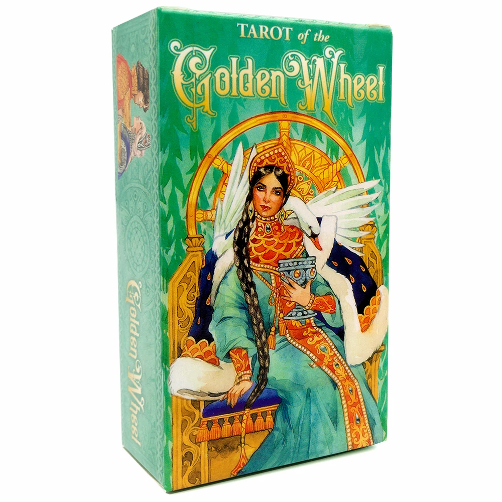 Tarot de la Rueda Dorada, baraja de 78 cartas, edición rusa inspirada en los cuentos de hadas Mila Losenko, juego de adivinación nítida aecléctica