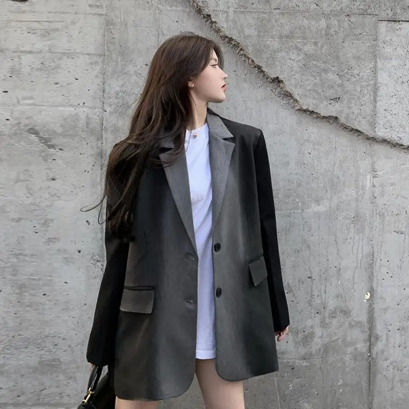 

suit coat Grey for women early spring 2021