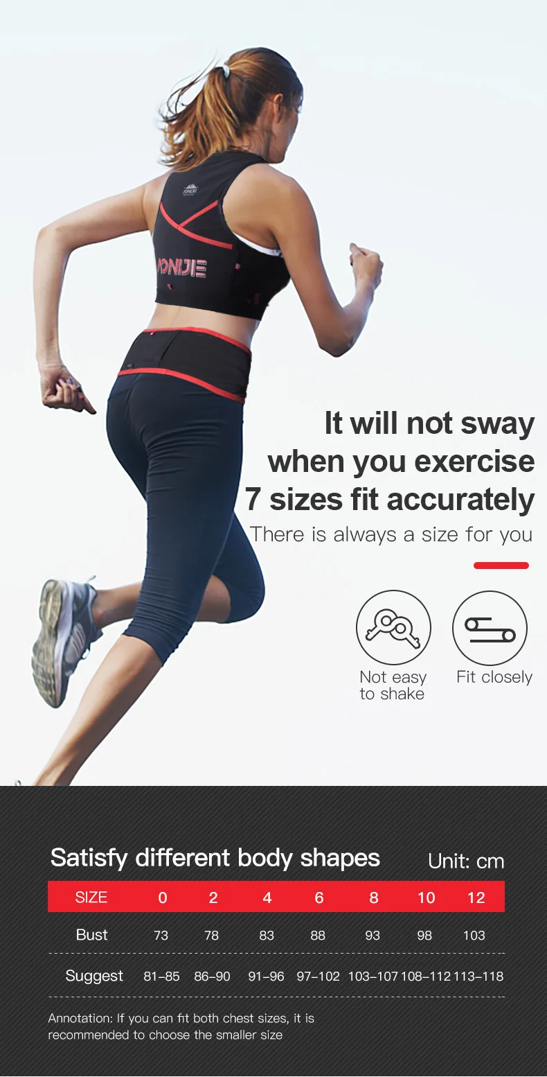 AONIJIE C9106 10L Quick Dry Sports Backpack Hydration Pack Vest Bag With Zipper For Hiking Running Marathon Race