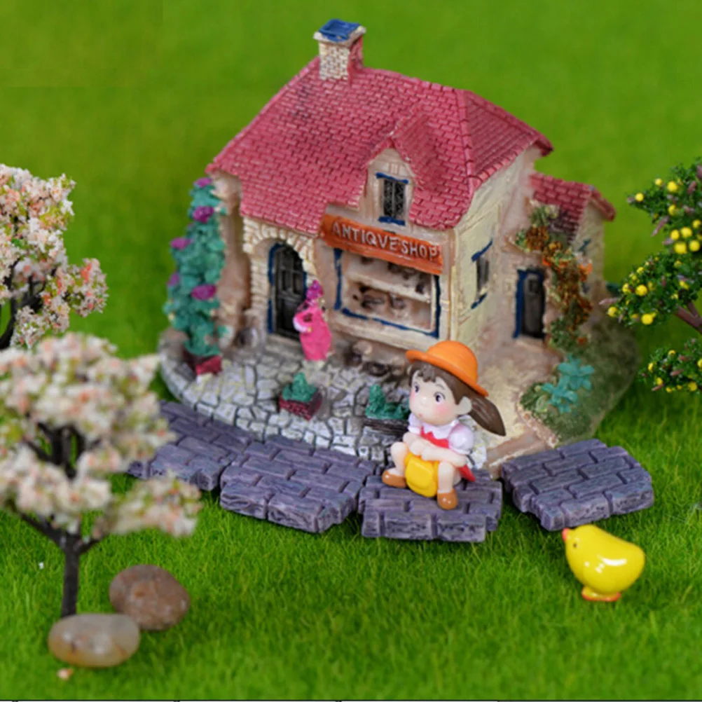 Маленькая кирпичная стена DIY ремесла микро ландшафтное украшение для сада декор