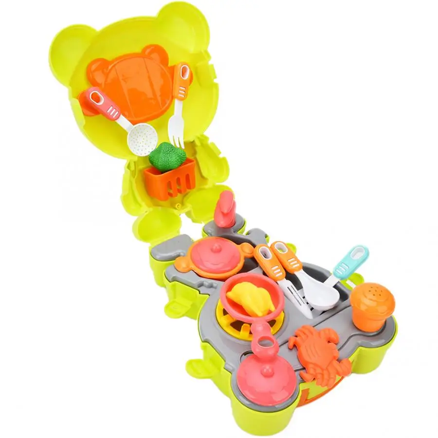 Детский комплект игрушек для ролевых игр милый мультяшный портативный чемодан