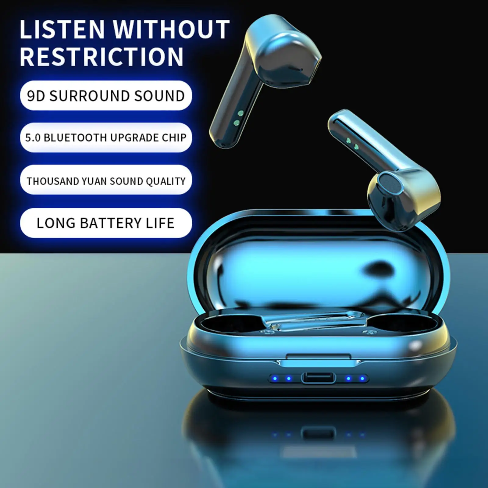 LB-20 TWS Bluetooth-совместимые 5 0 Mini водонепроницаемые Беспроводные спортивные