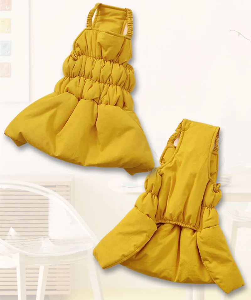 Платье для французского бульдога зимняя одежда мопса юбка Шнауцер померанского