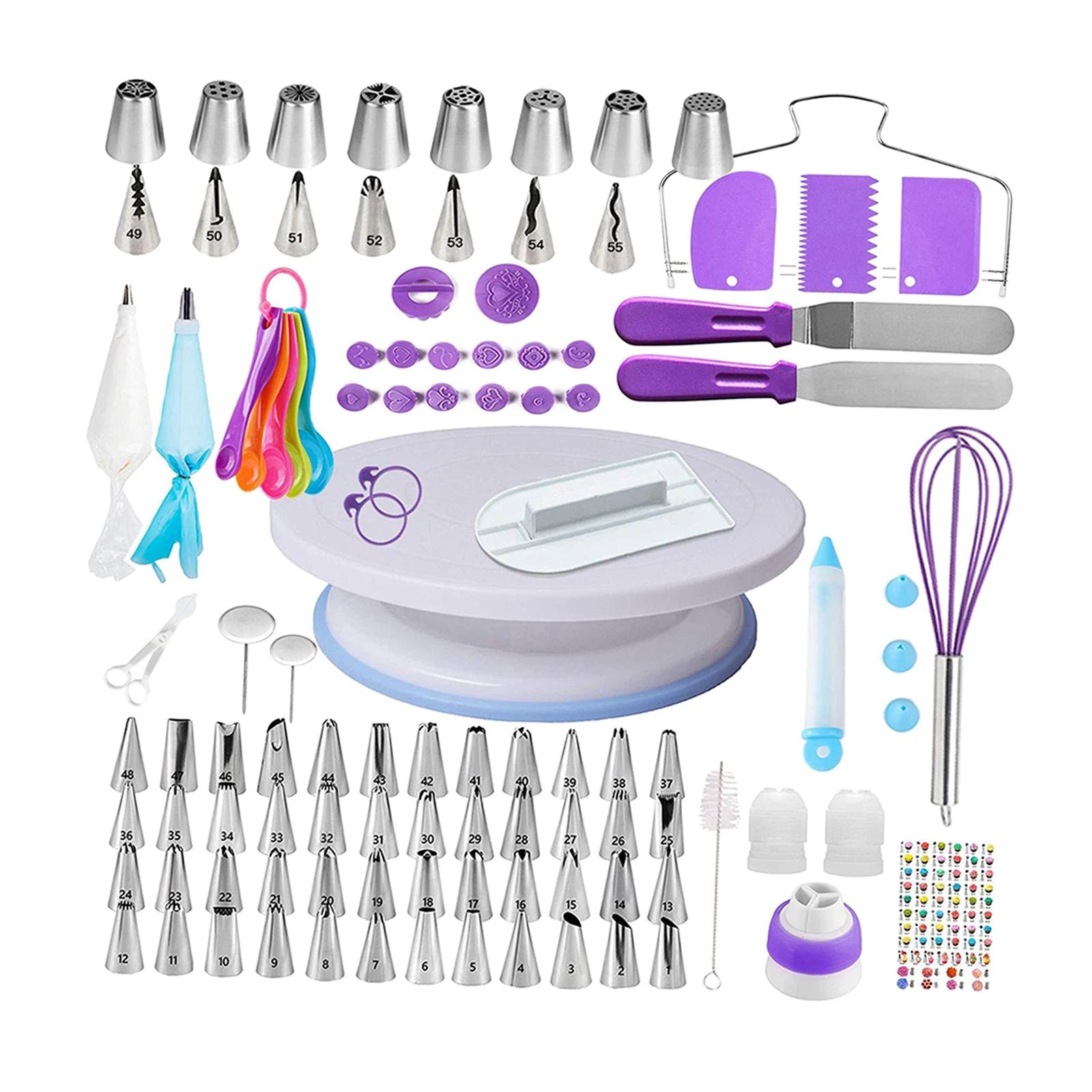 

137 шт., кондитерские насадки для крема, 11 дюймов