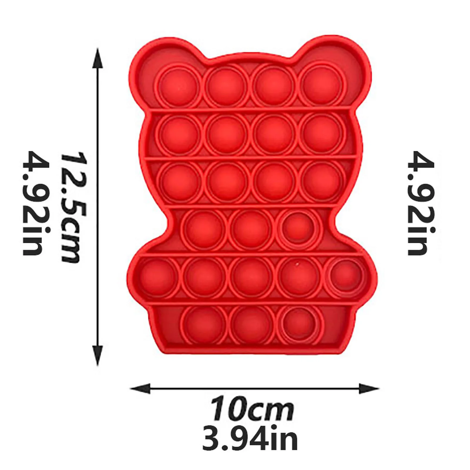 Empujar Dimple Fidget sensorial juguete alivio del estr&eacute;s juguete Alivio de los ni&ntilde;os adultos juguete para apretar blando divertido juguetes anti estr&eacute;s-3