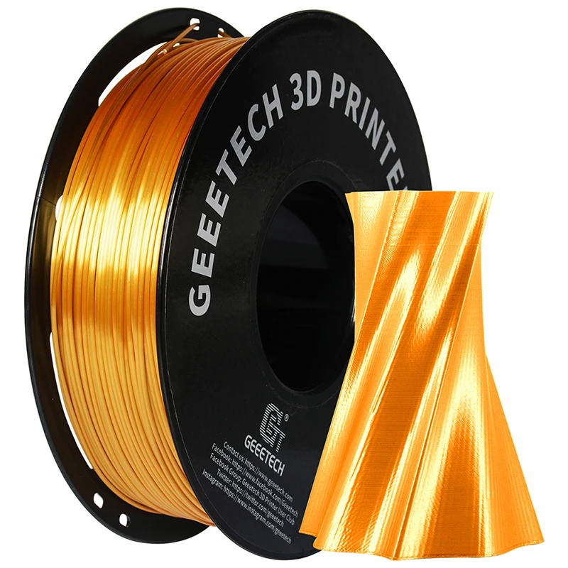 GEEETECH 1 кг PLA нить для 3D принтера 75 мм шелковая Мути цвет принтер белый красный