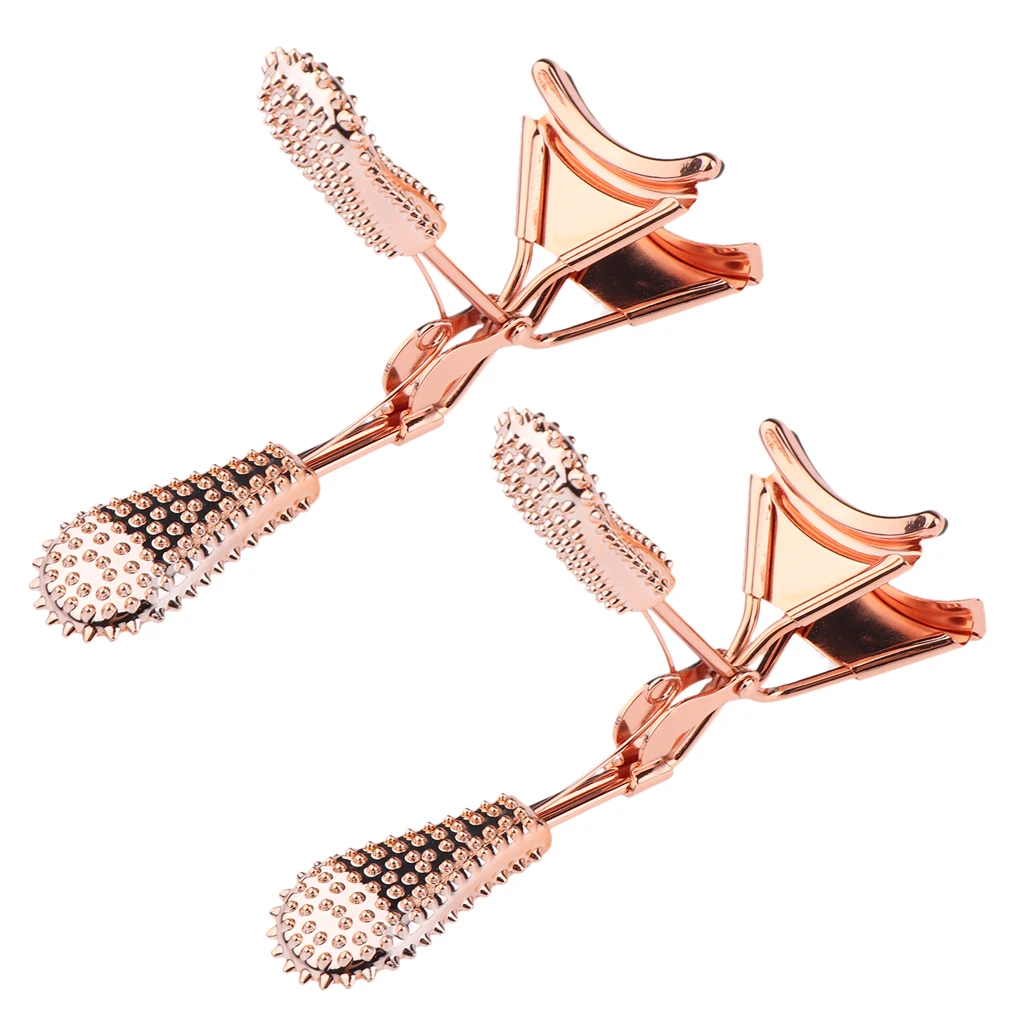 

2pc Curler Eyelash Tweezers Curling Clip Eyelash Cosmetic Eyes Tool