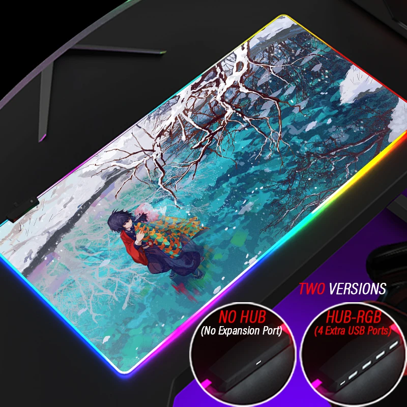 

Игровой коврик для мыши Tanjirou Nezuko с 4 USB-портами