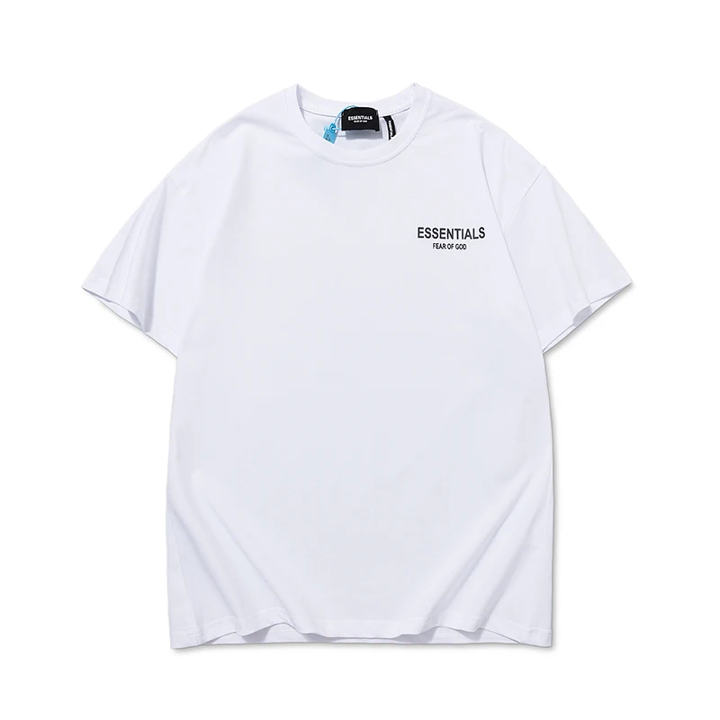 

2021 FEAP GOD FOG Double-line ESSENTIALS Printed Basic Unisex FOG Short-sleeved T-shirt Tee
