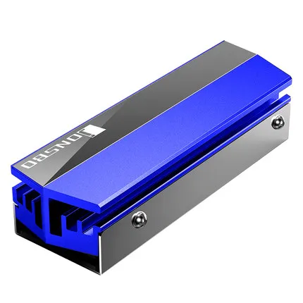 Jonsbo M.2 радиатор SSD кулер для M.2 2280 твердотельный жесткий диск радиатор полностью алюминиевый радиатор - Цвет лезвия: Blue