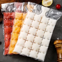 10pcspack ice cube mold disposable self sealing ice cube bags transparent faster freezing ice making mold bag kitchen gadgets