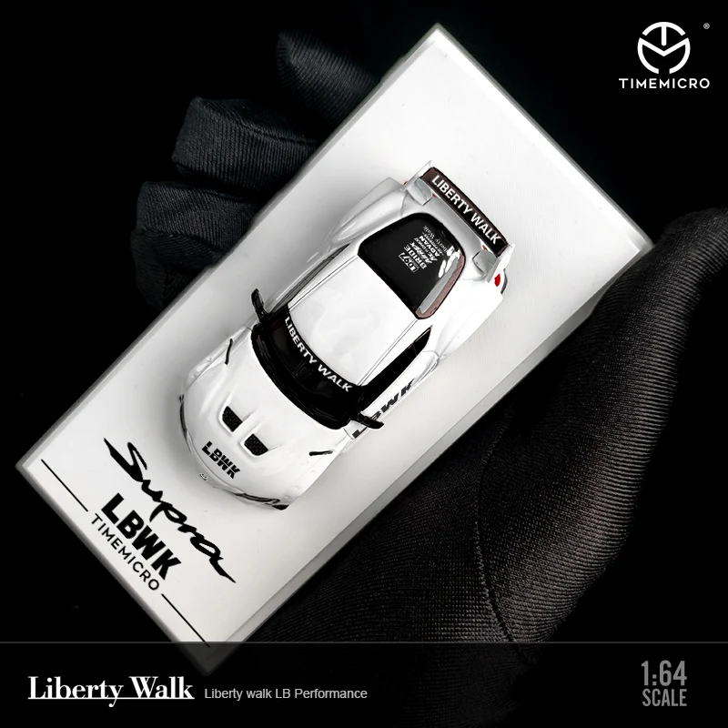 TimeMicro 1:64 Toyota Supra LB Work LBWK белая литая модель автомобиля | Игрушки и хобби