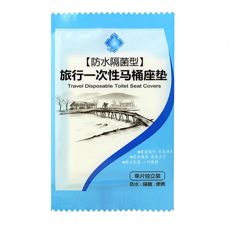 Одноразовое покрытие на сиденье унитаза 10 шт. портативный коврик для 100%