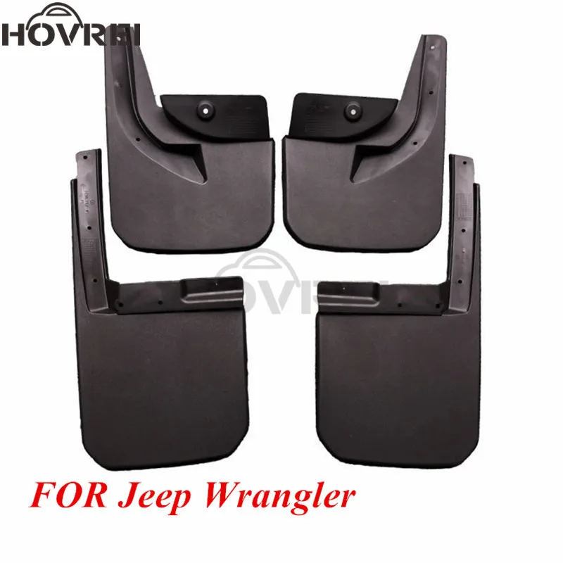 Комплект литая Автомобильная Передняя и задняя щитки от грязи для Jeep Wrangler JL 2018 2019