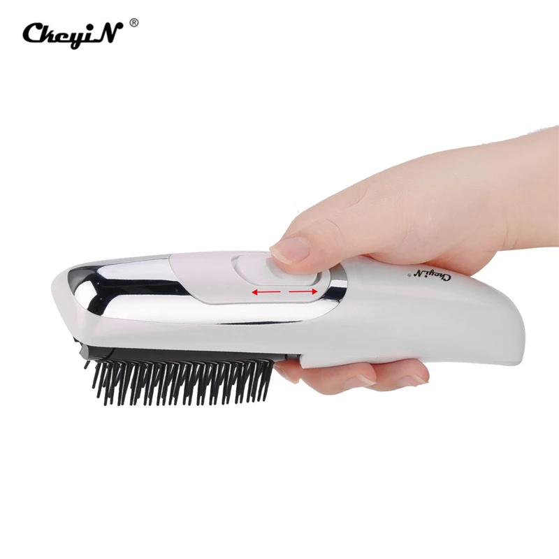 

CkeyiN Electric Hair Scalp Massage Comb Infrared Vibration Wireless Brush Anti Hair Loss Growth Hair Brush Infrared Massager
