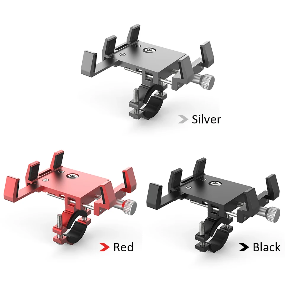Велосипедный держатель для телефона Lixada алюминиевый Противоскользящий с
