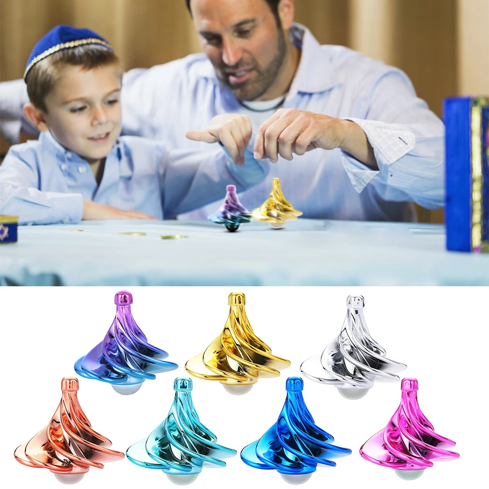 

Игрушечный спиннинг, детский гироскоп на кончик пальца, детский красочный Топ, черная технология, антигравитационная игрушка, датчик для де...