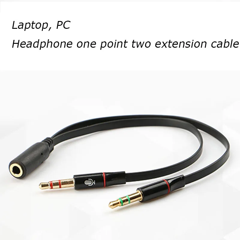 3 5 мм стерео наушники аудио Y разветвитель разъем Мама-папа адаптер удлинитель Aux