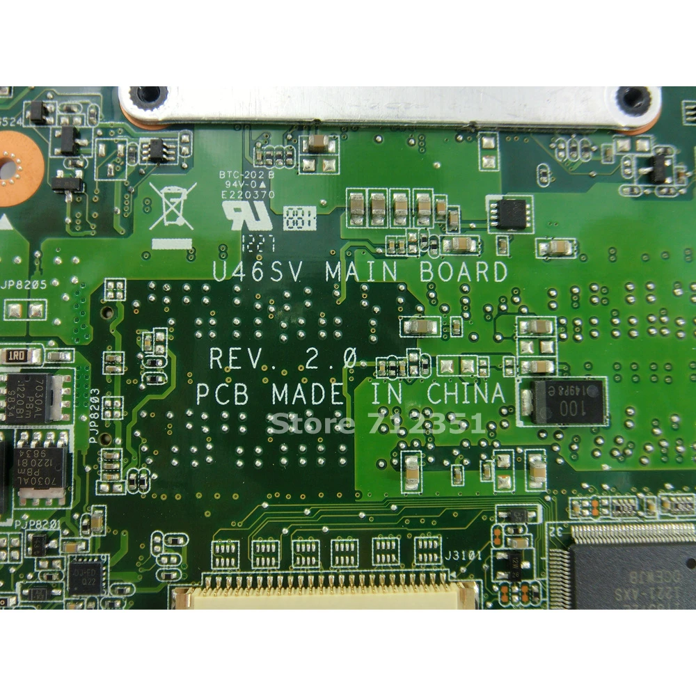 U46SV MAIN_BD._ 0 м/AS GT540M N12P-GS-A1 материнская плата REV2.0 для U46S U46SM Материнская ноутбука 100%