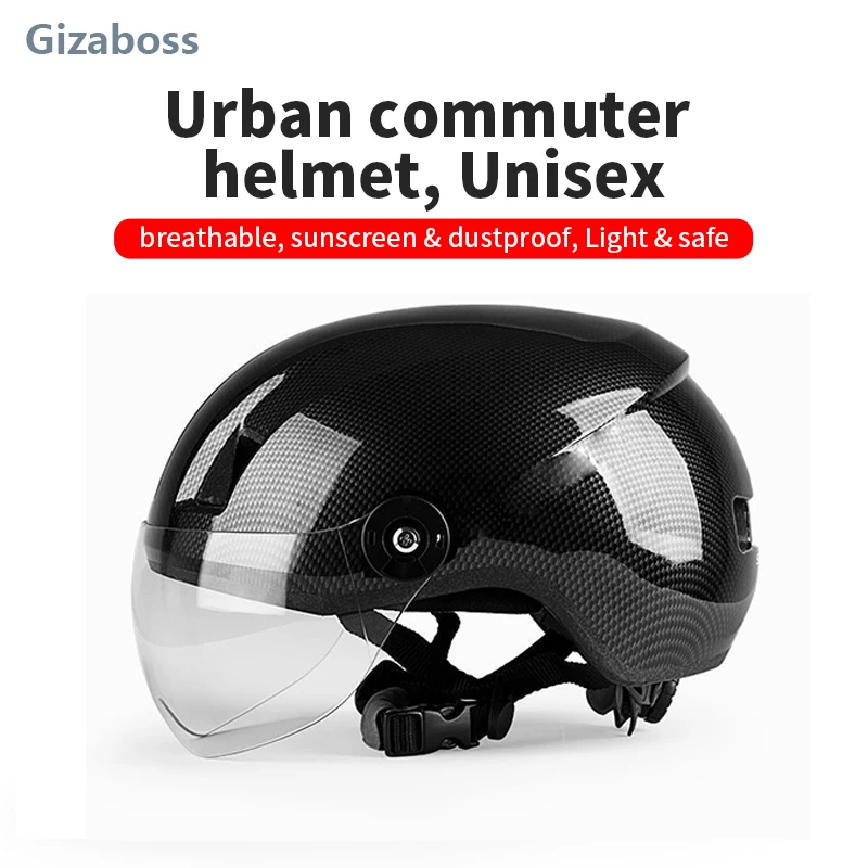 

Gizaboss Cycling Helmet with Goggles EPS Ultralight Integrally-molded Bicycle Helmet MTB Road Bike Helmet Men Casco Ciclismo