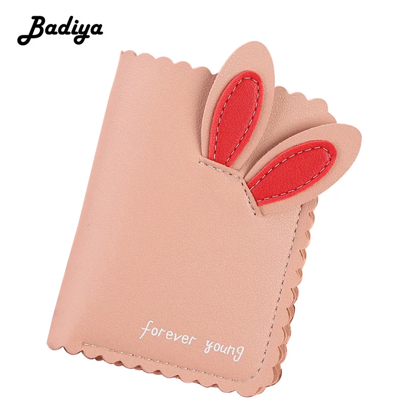 Женские кошельки персональное качество кроличьи уши короткий карман для монет