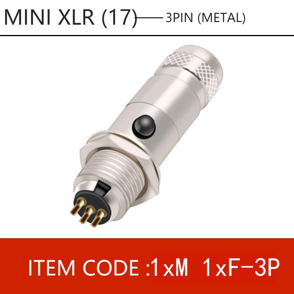 1 компл. Mini XLR 3 4 5 6 контактный разъем Мама + папа маленькая аудио микрофонная