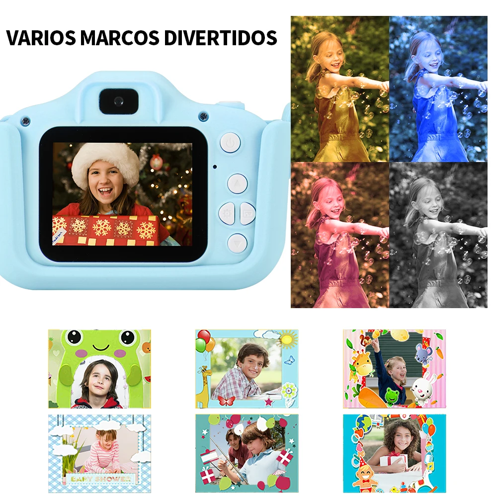 

Children Kids Camera Mini Educational Toys For Children Baby Gifts Birthday Gift Digital Camera 1080P Projection Video Camera