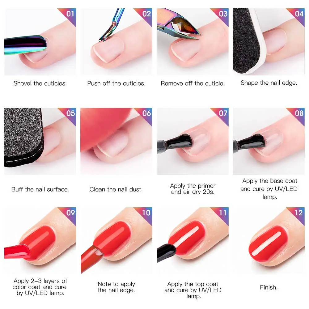 ROSALIND 7 мл светодиодная лампа сушилка для верхнего и базового покрытия