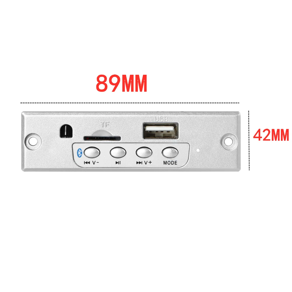 2*25 Вт 50 усилитель MP3 плеер декодер плата 12 в Bluetooth 5 0 автомобильный FM радиомодуль