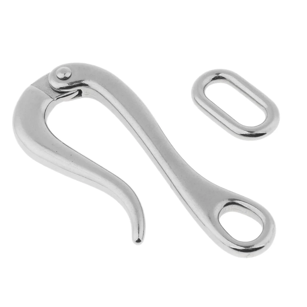 

4in/6in Openable Hooks Shackle 316 Stainless Steel Release Hand Rail
