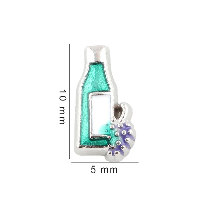 

20Pcs/lot Grape Wine Floating Charms Hand-made DIY for Glass Lockets