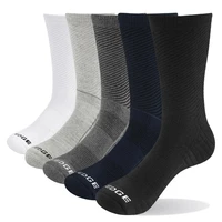 yuedge brand mens socks breathable anti smell cotton trey cushion casual crew socks 5 pair lot for male 38 45 eu