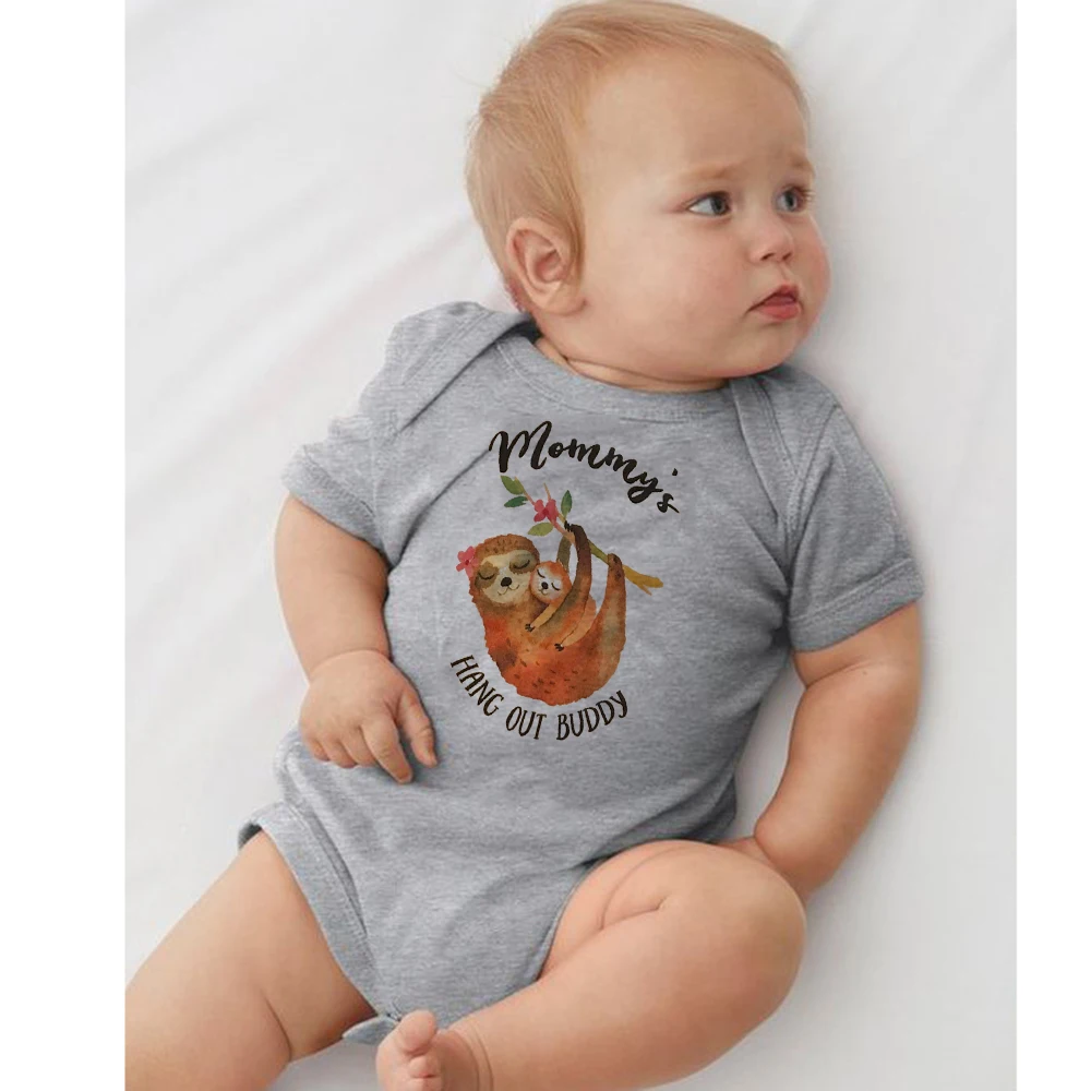 Conjunto de ropa para beb&eacute;, Mono para el d&iacute;a de la madre, camiseta a juego de mama is my bestie & friend family-2