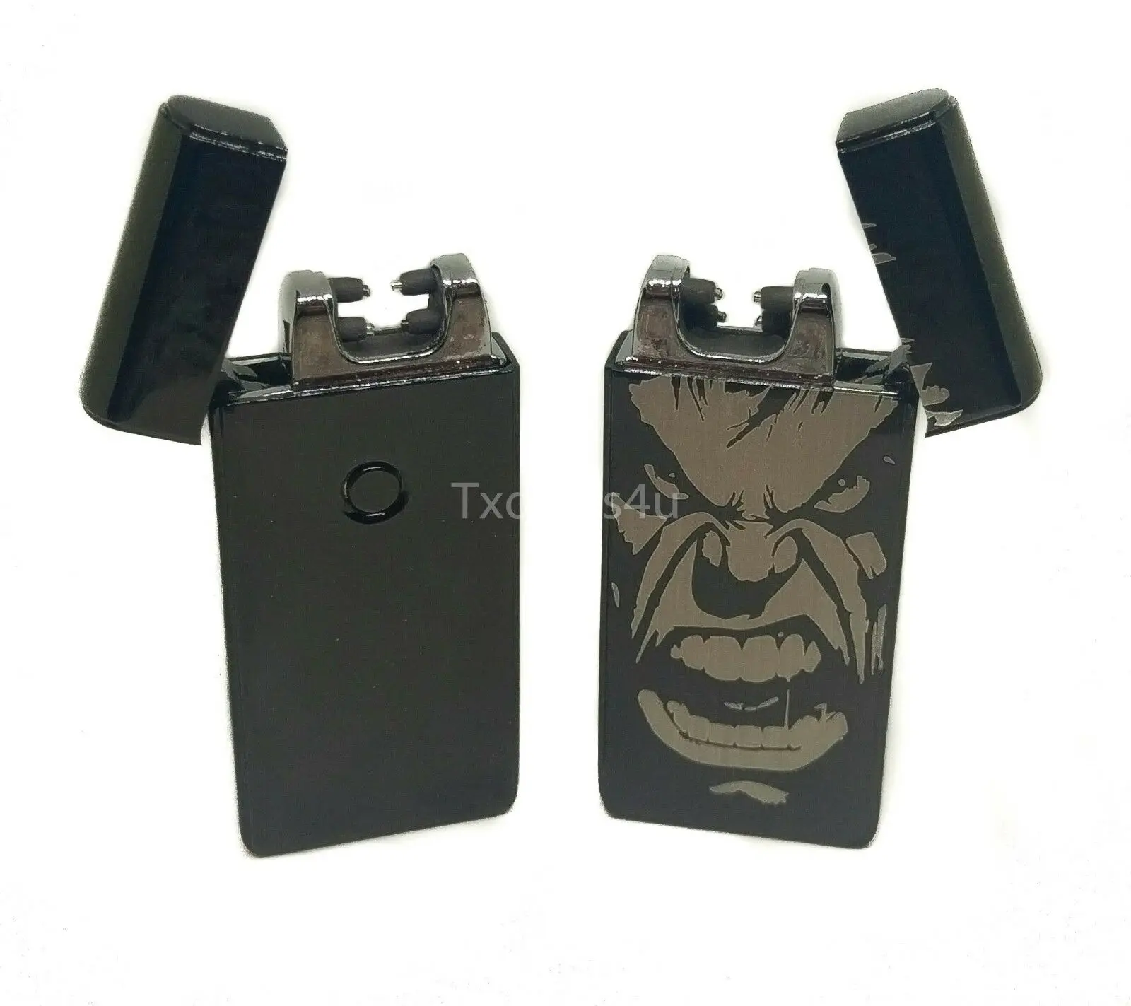 

Hulk двойная дуга электрическая зажигалка с гнездом USB перезаряжаемая стандартная плазма