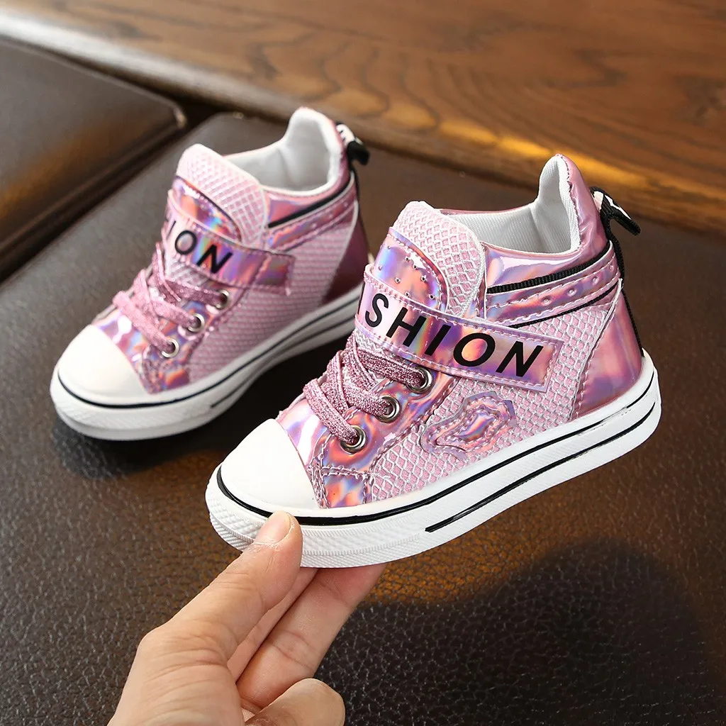 2019 новые кроссовки для баскетбола девочек детские яркие буквы маленьких