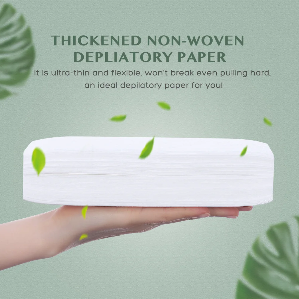 ROSENICE 100pcs Professional Paper Wax Strips Thicken Non-woven Epilation Depilatory for Arms Legs Full Body | Бритье и удаление